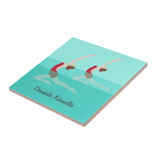 Artistic Swimming Tegeltje (Zijkant)