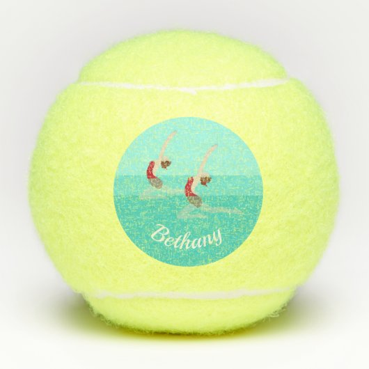 Artistic Swimming Tennisballen (Voorkant)