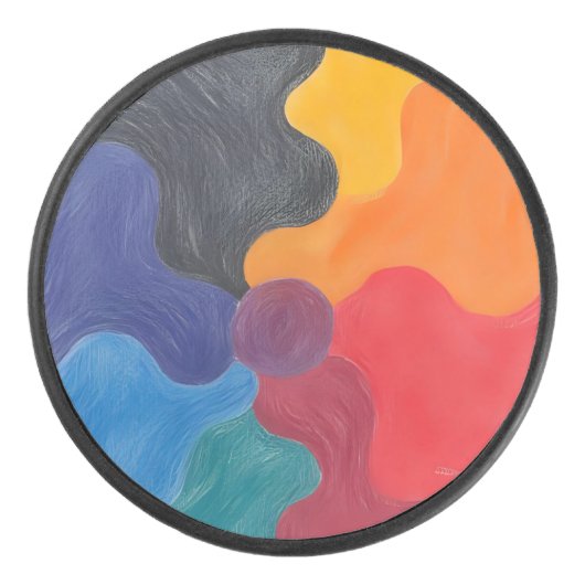 Artistic Thoughts Hockey Puck (Voorkant)