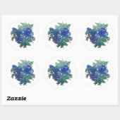 Artistic Touch: Blue Roos Design Sticker (Vel)