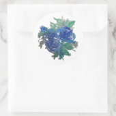 Artistic Touch: Blue Roos Design Sticker (Tas)