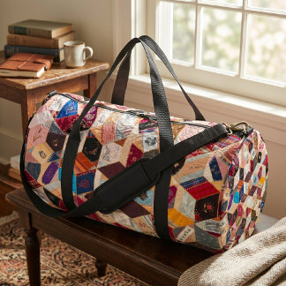 Artistic Travel Style: Vintage Patchwork Quilt Plunjezak