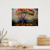 *~* Artistic Tree AP81 Peace Faith Quote Poster (Keuken)