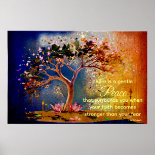 *~* Artistic Tree AP81 Peace Quote Etherisch Poste Poster
