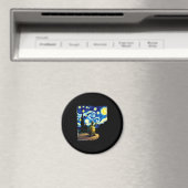 Artistic Turtle Shirt  Starry Night Turtle (4) Magneet (Insitu (Vaatwasser))