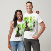 Artistic Van Gogh Broken Green Pink T-shirt (Unisex)