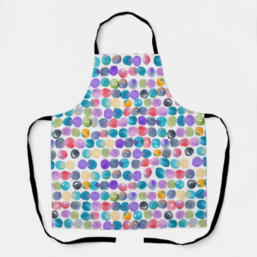 Artistic Watercolor Apron – Bold Modern Design  Schort (Voorkant)