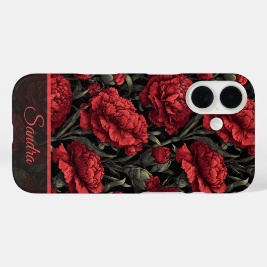 Artistic Wife Gift Carnation Custom Case-Mate iPhone Case (Achterkant (horizontaal))