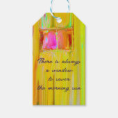 Artistic Window Motivational Cadeaulabel (Voorkant)
