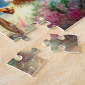 Artistic Wonderland Tea Party Alice & Rabbit Legpuzzel (Zijkant)