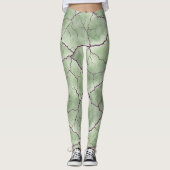 Artistic Zombie Skin Texture Pattern  Leggings (Voorkant)