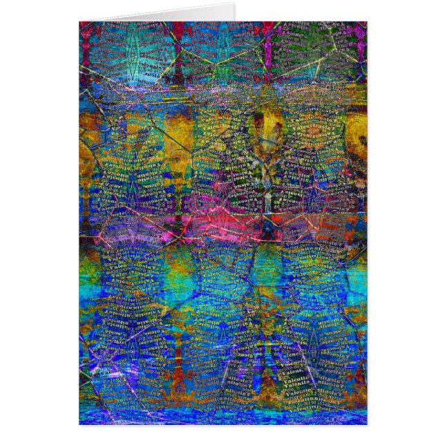  artistiek Abstract Glas in lood (Voorkant)