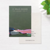 Artistiek Abstract Ketting Display Holder Visitekaartje (Bureau)