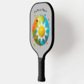 Artistiek Abstract Kleurrijk personaliseren Pickleball Paddle (Links)