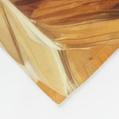 Artistiek Abstract koffiekopje Fleece Deken (Hoek)