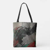 Artistiek Abstract Modern Glam Faux Gold Glittery Tote Bag (Achterkant)
