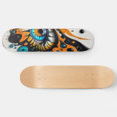Artistiek Abstract Oog Persoonlijk Skateboard (Horizontaal)