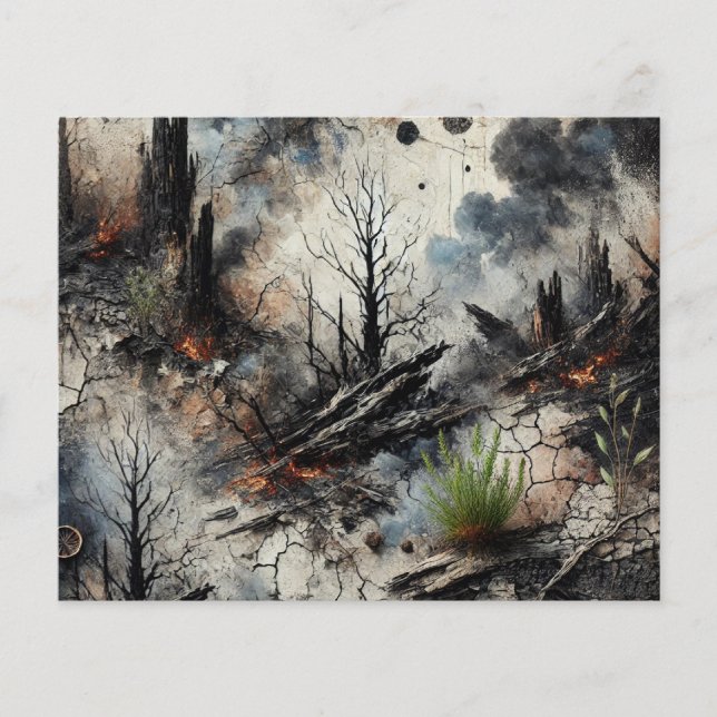 Artistiek Abstract Papieren Vel (Voorkant)