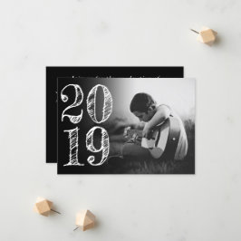 Artistiek Afstuderen | Wit Zwart Minimaal 2 Foto Aankondiging