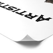 Artistiek Avontuur Steampunk Jonge Vrouw Poster (Hoek)