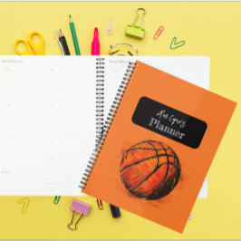 Artistiek Basketbal Sport Kinder Planner