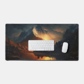 Artistiek berglandschap bureaumat (Keyboard & Muis)
