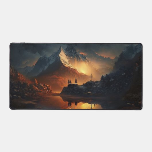 Artistiek berglandschap bureaumat (Voorkant)