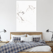 Artistiek berglandschap - Premium Canvas Afdruk (Insitu (Slaapkamer))