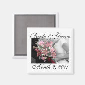 Artistiek Bewaar de datum Bruiloft Magneet (Voorkant / Achterkant)