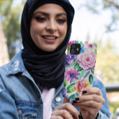 Artistiek Bloemen Ontwerp iPhone Case