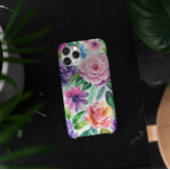 Artistiek Bloemen Ontwerp iPhone Case