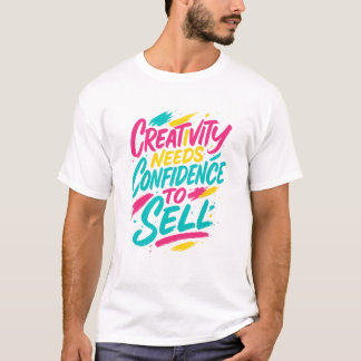 Artistiek Borduurwerk T-Shirt