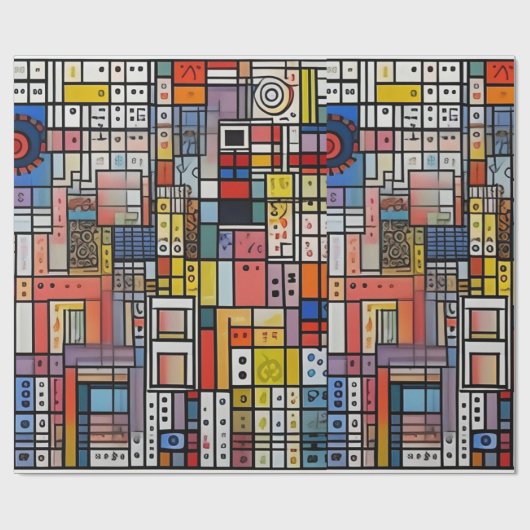 artistiek cadeaupapier (Vlak)