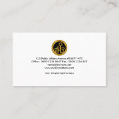 artistiek creatief in het licht van de public rela visitekaartje (Achterkant)