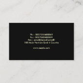 artistiek creatief visitekaartje (Achterkant)