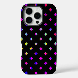 Artistiek Diamant Patroon Ontwerp iPhone 16 Pro Hoesje