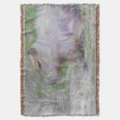 artistiek dier capybara deken (Voorkant Verticaal)