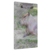 artistiek dier capybara klembord (Rechts)