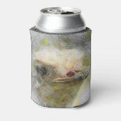 artistiek dierlijk struisvogel blikjeskoeler (Blikje Achterkant)