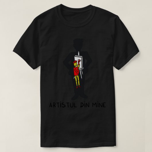 artistiek dino mijn t-shirt (Design voorkant)