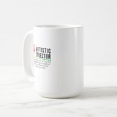 artistiek directeur koffiemok (Voorkant links)