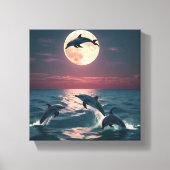 Artistiek doek (The Happiness) Canvas Afdruk (Voorkant)