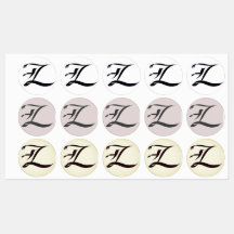 Artistiek Elegant Monogram Kalligrafie Letter "Z."