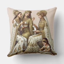 Artistiek Etnisch Ontwerp Kussen