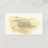 Artistiek Geborsteld Visitekaartje (Achterkant)