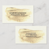 Artistiek Geborsteld Visitekaartje (Voorkant / Achterkant)