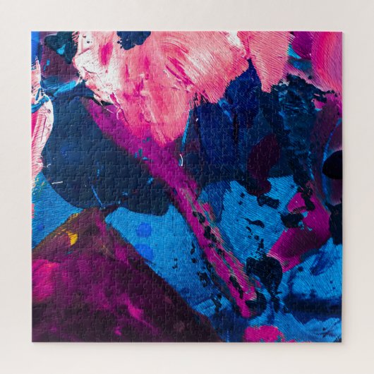 Artistiek geschilderde textuur, modern decor. legpuzzel (Verticaal)