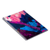 Artistiek geschilderde textuur, modern decor. notitieboek (Rechterzijde)