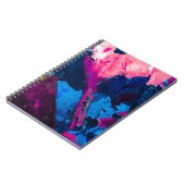 Artistiek geschilderde textuur, modern decor. notitieboek (Linkerzijde)