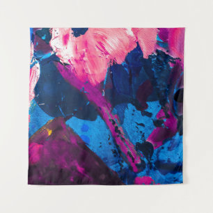 Artistiek geschilderde textuur, modern decor. wandkleed
